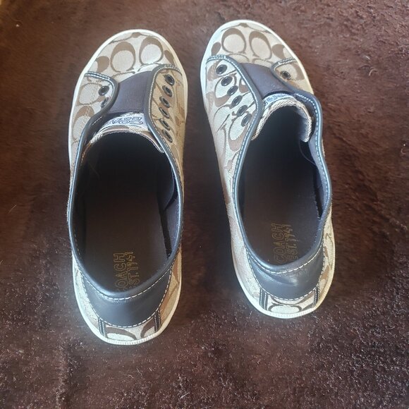 Coach Laceless slip-ons womens size 9.5 - Picture 2 of 3